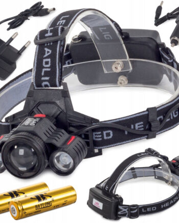 Professionel Pandelampe Med Kraftige Led Taktisk Kraftfuld - We Do Better Pandelamper  - 5907451318843