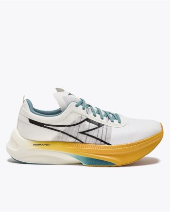 Hvid Diadora Gara Carbon Løbesko Gul - Diadora Løbesko