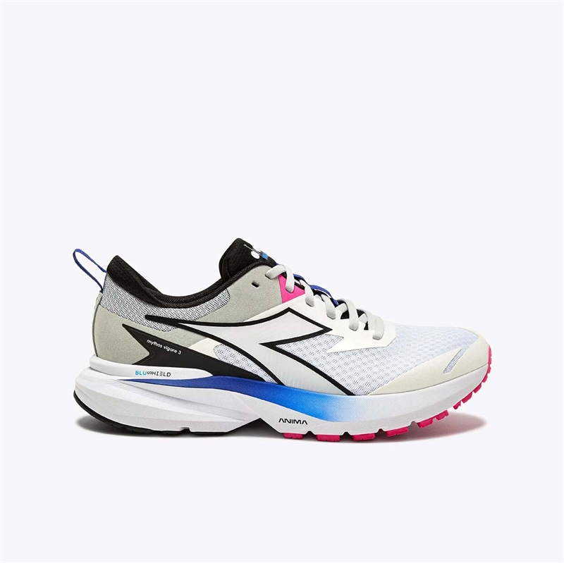 Hvid Diadora Mythos Blushield Vigore Løbesko - Diadora Løbesko