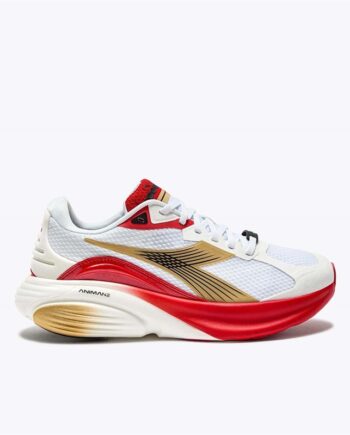 Hvid Diadora Atomo Star Løbesko Rød - Løbesko