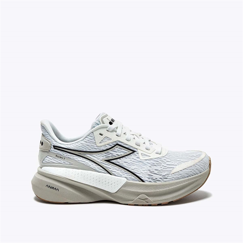Hvid Diadora Nucleo Løbesko Beige - Diadora Løbesko