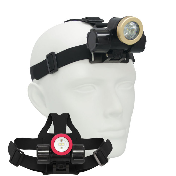 Bigblue Pandelampe Head Light 450 Lumen Extra Wide - Big Blue Pandelamper  - 4897025430372