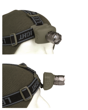 Billig Pandelampe Med Zoom Led Cree Mil Tec - Mil-tec Pandelamper  - 4046872271632