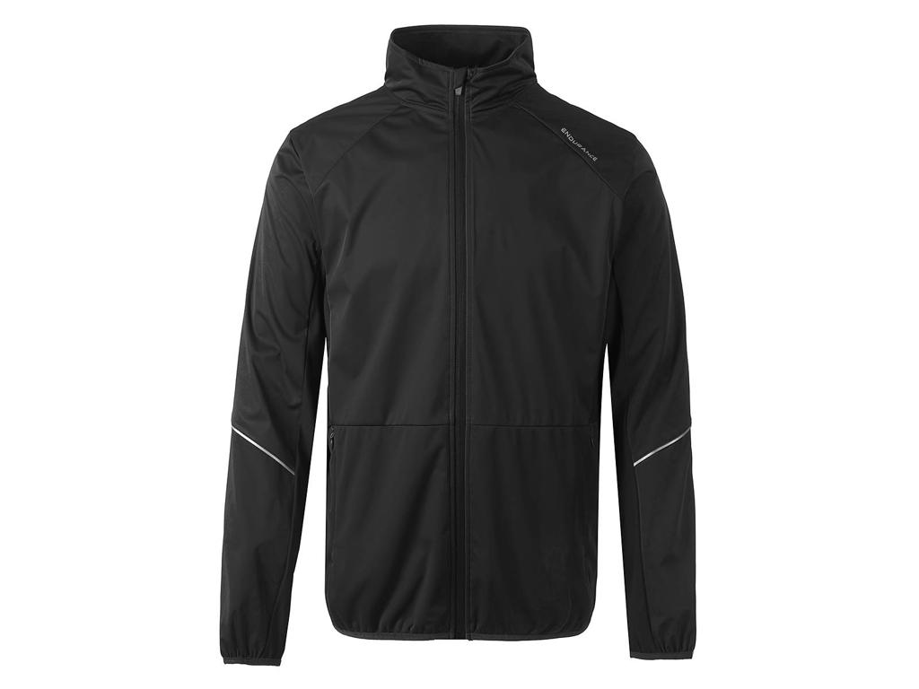 Sort Endurance Sudens Functional Løbejakke Herre Black Str - Endurance Løbejakker - 5715182134478
