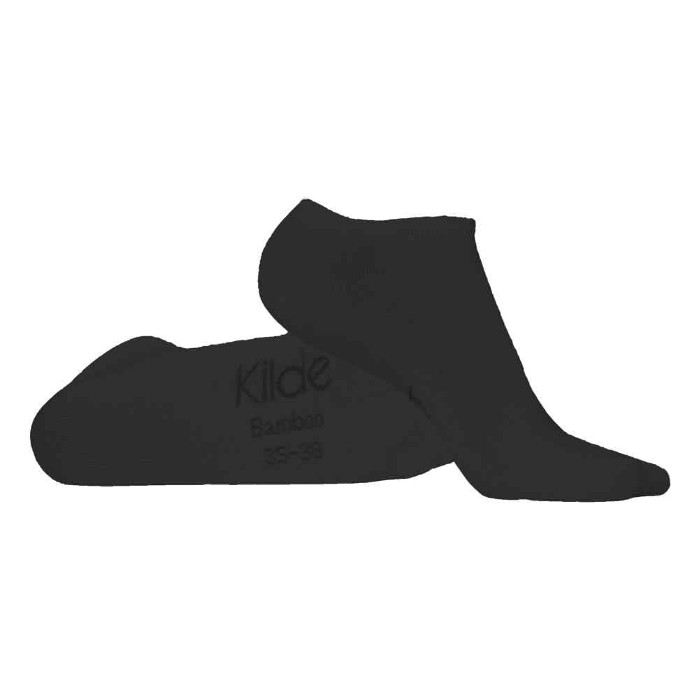 Sort Bambus Komfort Diabetesstrømper - Kompressionsstrømper - 5745000041862