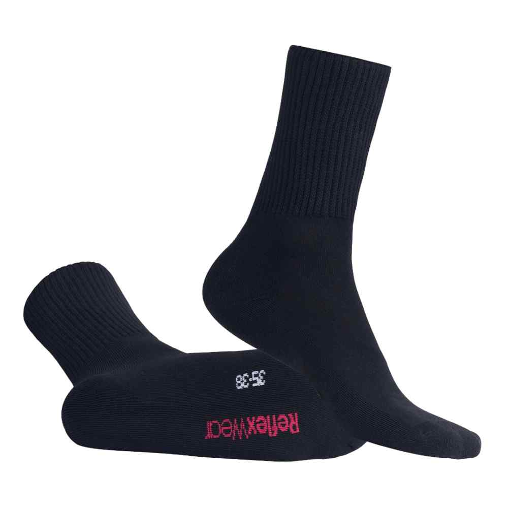 Sort Komfort Diabetesstrømper Normal - Kompressionsstrømper  - 5745000041428