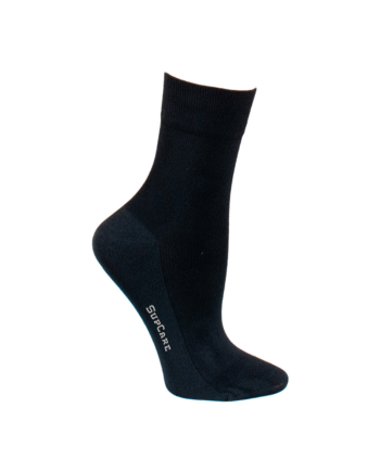 Hvid Supcare Korte Støttestrømper Bambus - Supcare Kompressionsstrømper