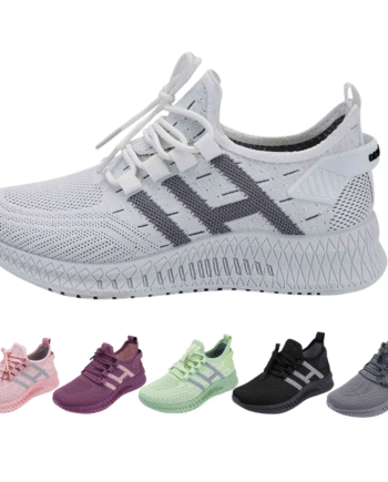 Hvid Løbesko Sneakers Til Kvinder åndbare Med Optimal Støddæmpning - Satana.dk Løbesko