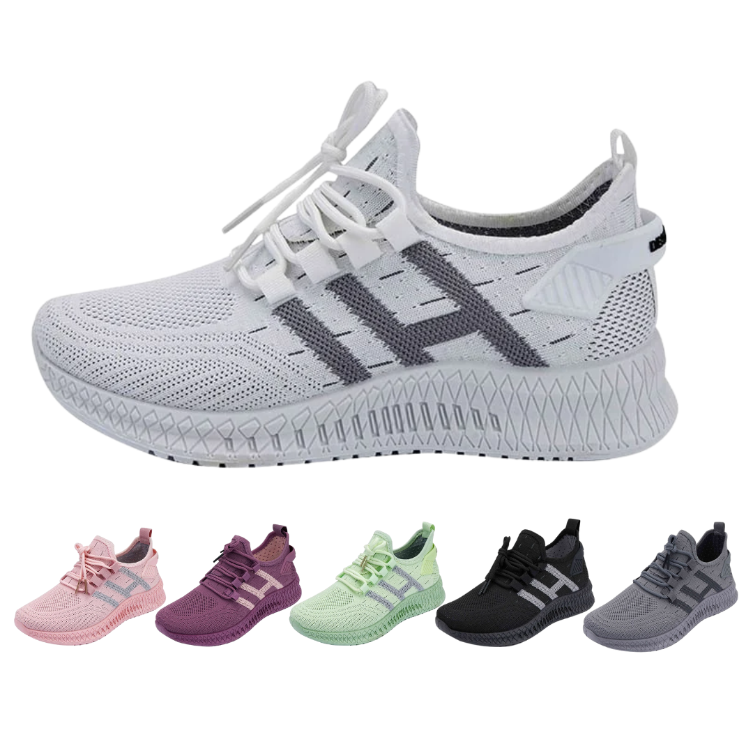 Løbesko Sneakers Til Kvinder åndbare Med Optimal Støddæmpning Lilla - Satana.dk Løbesko