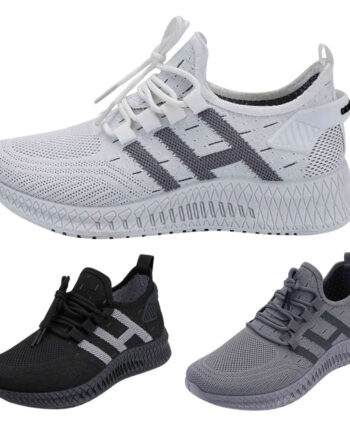 Hvid Løbesko Sneakers Til Mænd åndbare Stødabsorberende - Satana.dk Løbesko