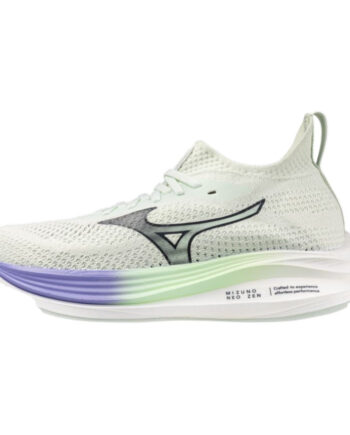 Lilla Mizuno Neo Zen Løbesko Hint Mint India Ink Paisley Purple - Mizuno Løbesko