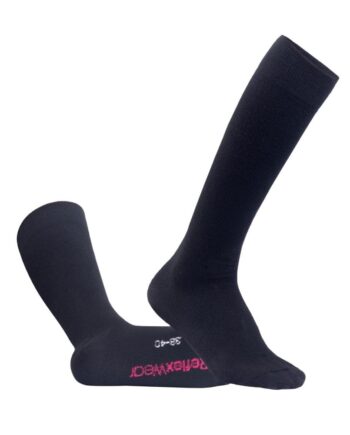 Sort Kompression Rejsestrømper - Kompressionsstrømper  - 5745000041244