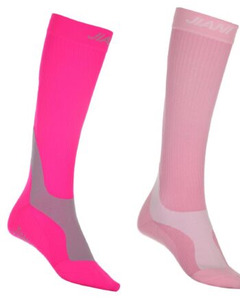 Sort Kompressionsstrømper Fra Sportsmærket Jiani Knæstrømpe Dame - We Do Better Kompressionsstrømper