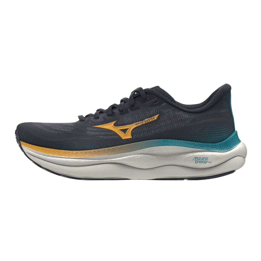 Løbesko Mizuno Wave Sky Baritone Blue Citrus Capri Breeze - Mizuno Løbesko