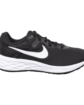Sort Nike Revolution Herre Sneakers Black White - Nike Løbesko