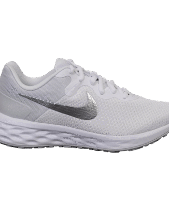 Hvid Nike Revolution Dame Sneakers White Silver - Nike Løbesko