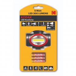 Kodak Hl03 Watt Led 300 Lumen Pandelampe - Kodak Pandelamper  - 887930413878