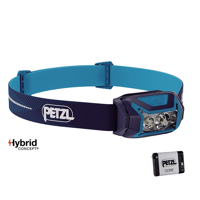 Blå Petzl Actik Core 625 Pandelampe Blue Pandelamper - Petzl Pandelamper  - 3342540846388