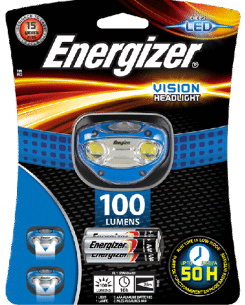 Energizer Pandelygte Vision Inkl Aaa Batterier - Pandelamper  - 7638900270228